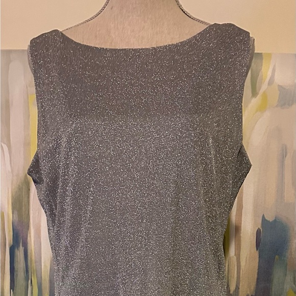 Arianna by Rachel Kaye gown size 16 one zipper covered by the cape style top - Picture 1 of 6